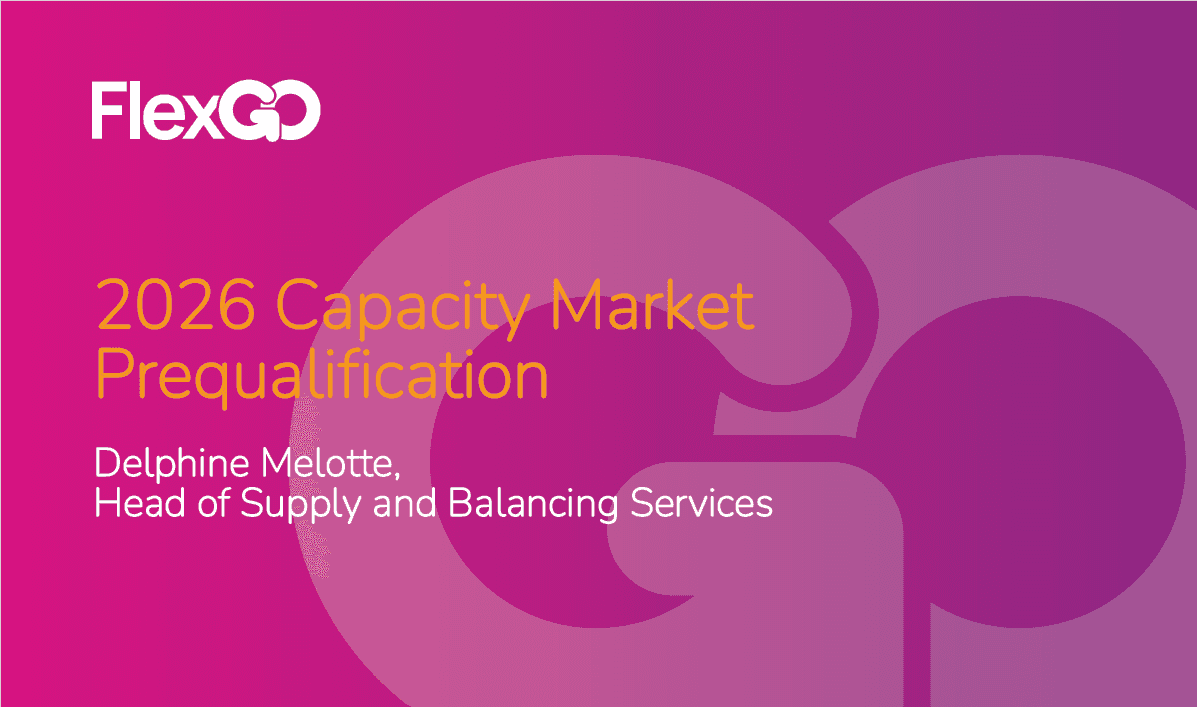 2026 Capacity Market Prequalification